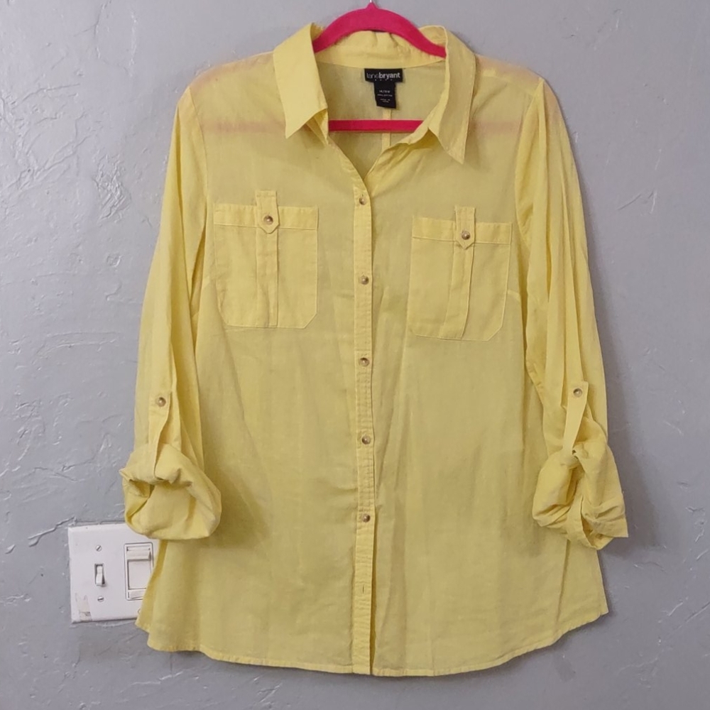 Lane Bryant shirt blouse size 14/16W excellent